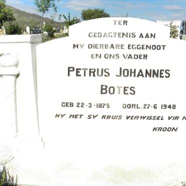 BOTES Petrus Johannes 1875-1948