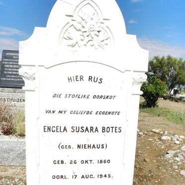 BOTES Engela Susara nee NIEHAUS 1860-1945