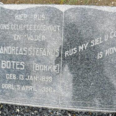 BOTES Andreas Stefanus 1899-1958