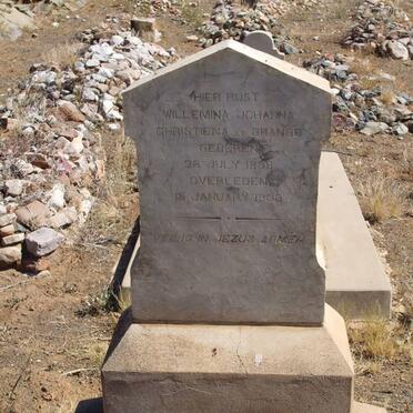 GRANGE Willemina Johanna Christiena, le 1898-1903