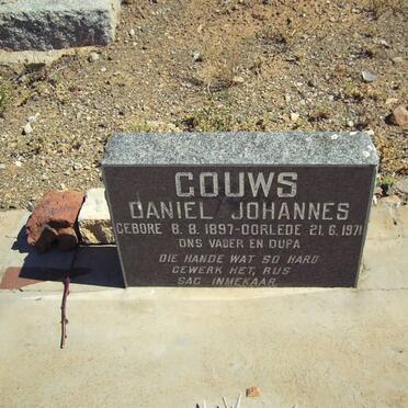 GOUWS Daniel Johannes 1897-1971