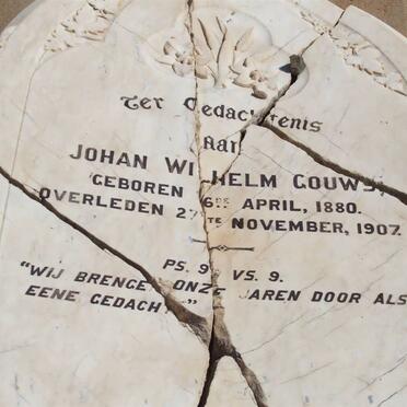 GOUWS Johan Wilhelm 1880-1907