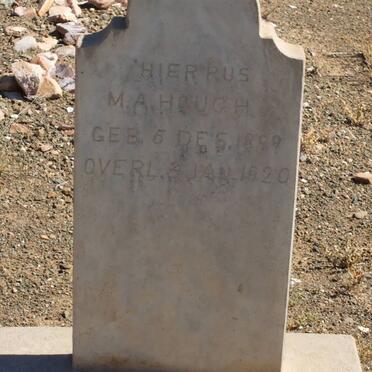 HOUGH M.A. 1899-1920