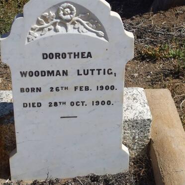 LUTTIG Dorothea Woodman 1900-1900