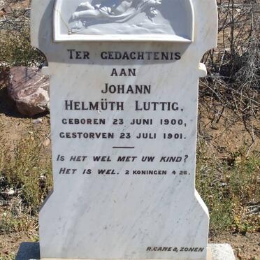 LUTTIG Johann Helmuth 1900-1901