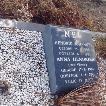 NEL Hendrik Johannes 1908-1983 &amp; Anna Hendrika VISSER 1924-2001