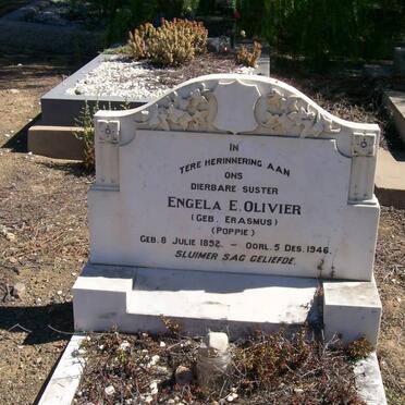 OLIVIER Engela E. nee ERASMUS 1892-1946