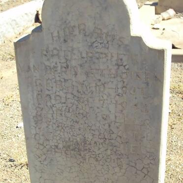 WESTHUIZEN Philippus, van der 1901-1943