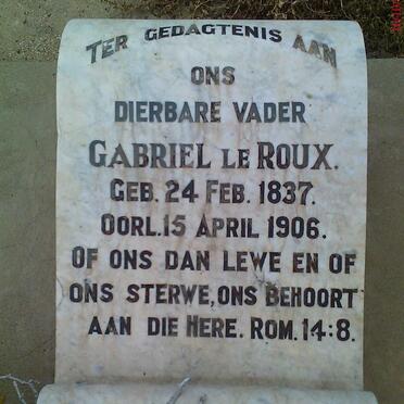 ROUX Gabriel, le 1837-1906