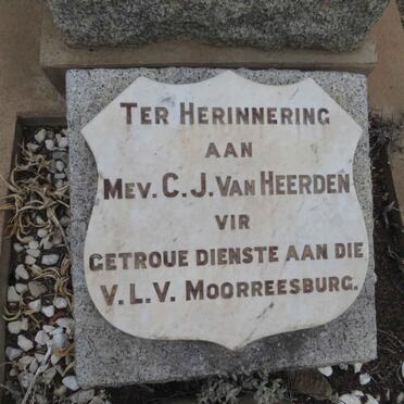 HEERDEN C.J., van