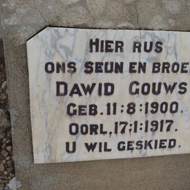 GOUWS Dawid 1900-1917