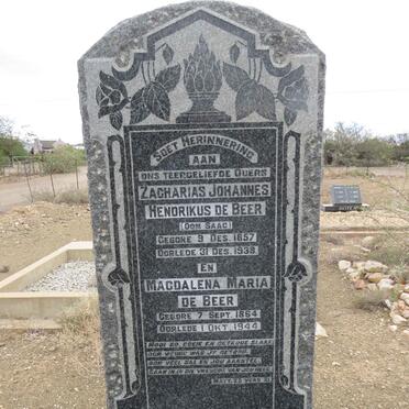 BEER Zacharias Johannes Hendrikus, de 1857-1938 &amp; Magdalena 1864-1944
