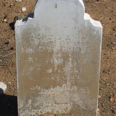 JAFTHA Christina 1862-1930