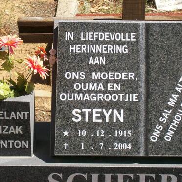 SCHEEPERS Steyn 1915-2004