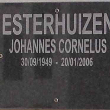 ESTERHUIZEN Johannes Cornelus 1949-2006