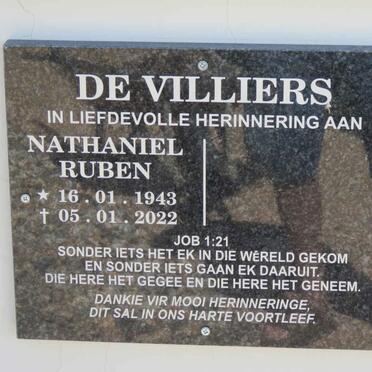 VILLIERS Nathaniel Ruben, de 1943-2022