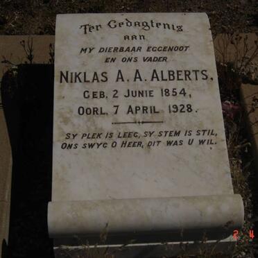 ALBERTS Niklas A.A. 1854-1928