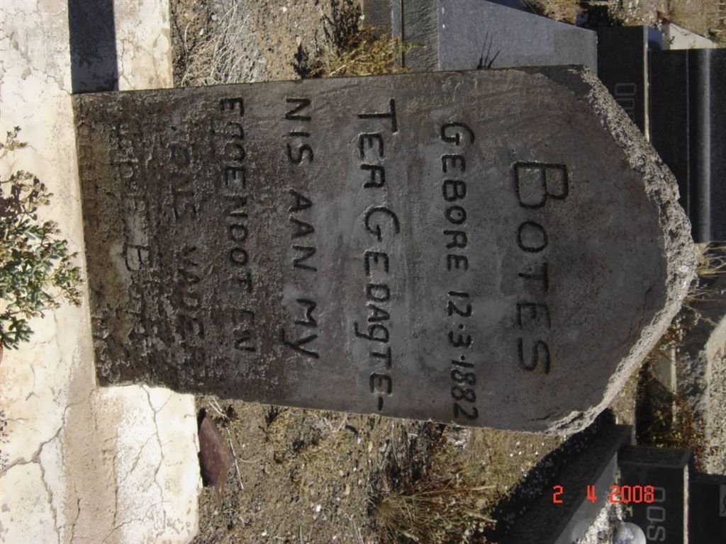 BOTES C.J.F. 1882-1933