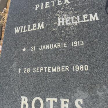BOTES Pieter Willem Hellem 1913-1980
