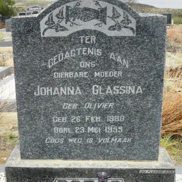 BOTES Johanna Classina nee OLIVIER 1880-1959