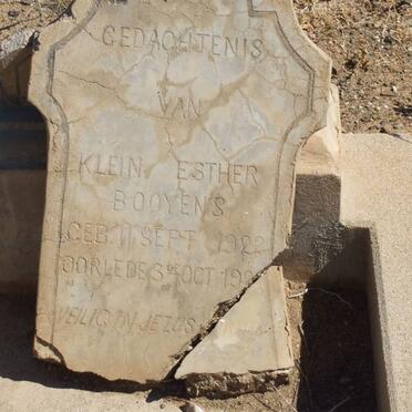 BOOYENS Esther 1922-1923