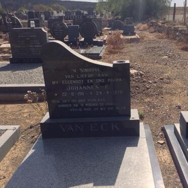 ECK Johannes F., van 1911-1972