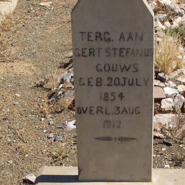 GOUWS Gert Stefanus 1854-1912