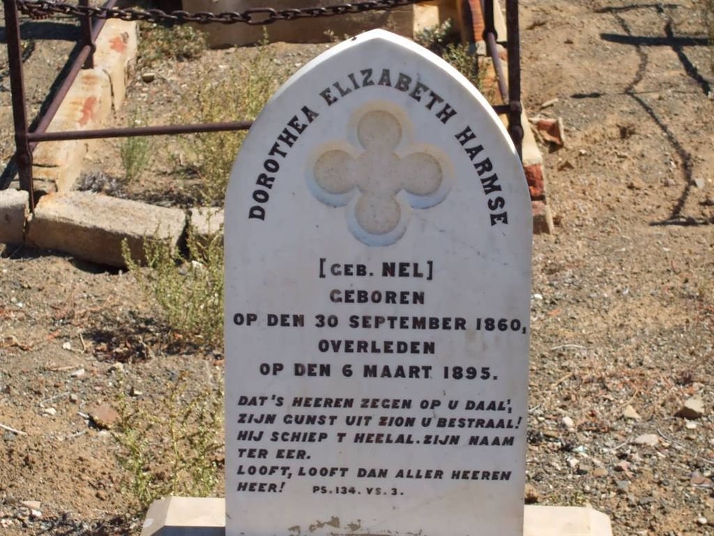 HARMSE Dorothea Elizabeth nee NEL 1860-1895