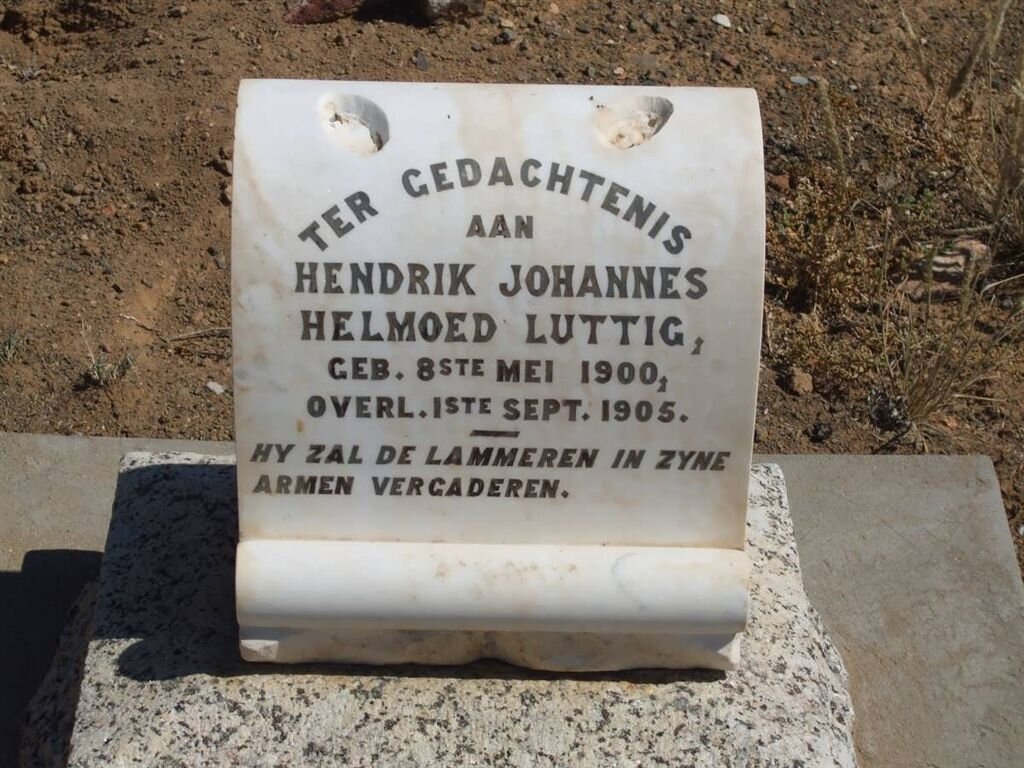 LUTTIG Hendrik Johannes Helmoed 1900-1905