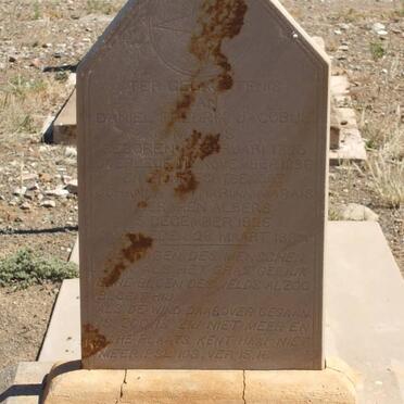 MARAIS Daniel Fredrik Jacobus 1828-1896 &amp; Johanna Catharina ALBERS 1825-1887