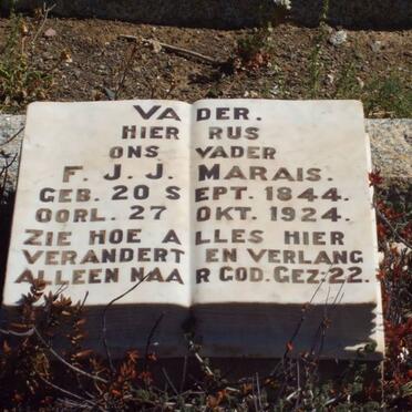 MARAIS F.J.J. 1844-1924
