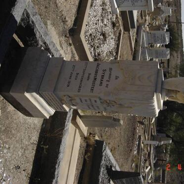 MOSTERT Sybrand Jacobus 1859-1910 &amp; Antoinette Elizabeth GRIMBEEK 1859-1922