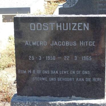 OOSTHUIZEN Almero Jacobus Hitge 1950-1965