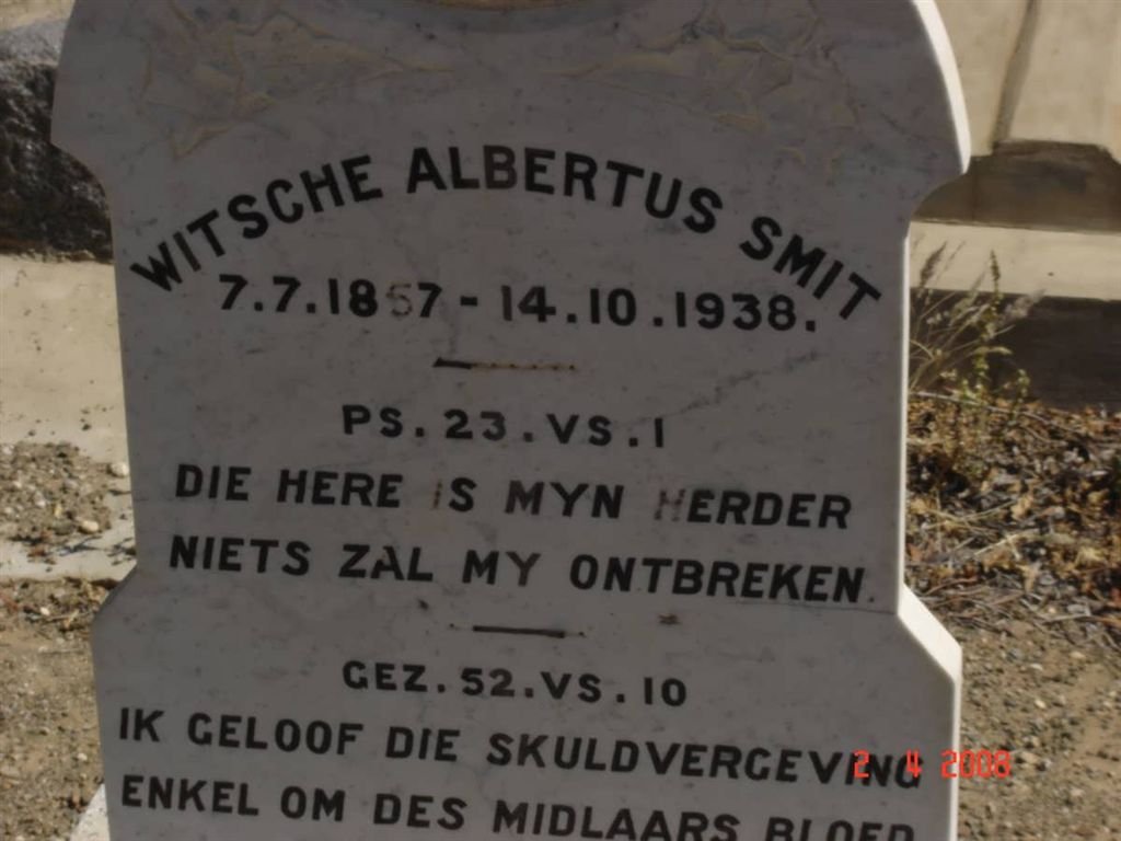 SMIT Witsche Albertus 1857-1938