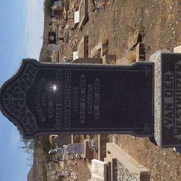 WESTHUIZEN Susara Magdalena, van der 1859-1903