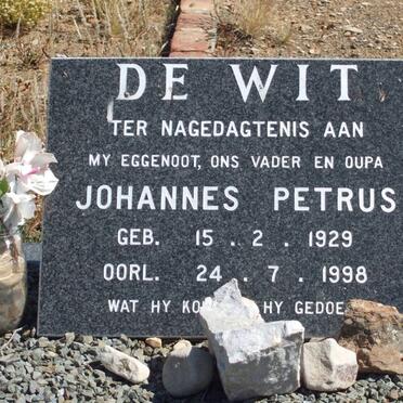 WIT Johannes Petrus, de 1929-1998
