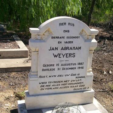 WEYERS Jan Abraham 1887-1946