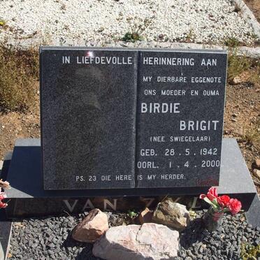 ZYL Birdie Brigit, van nee SWIEGELAAR 1942-2000