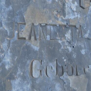 MULLER Jeanetta Johanna nee BORCHERDS -1865 