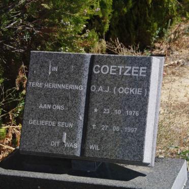 COETZEE O.A.J. 1976-1997