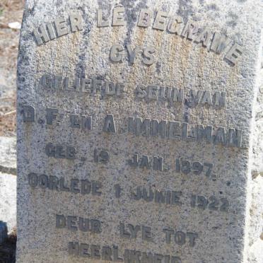 IMMELMAN Gys 1897-1922