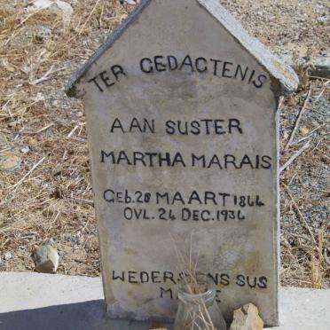 MARAIS Martha 1864-1936