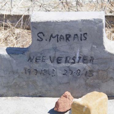 MARAIS S. nee VERSTER 1843-1913