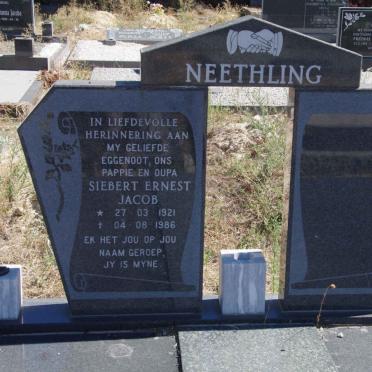 NEETHLING Siebert Ernest Jacob 1921-1986