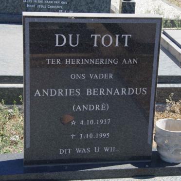 TOIT Andries Bernardus, du 1937-1995