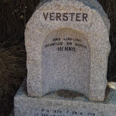 VERSTER Hennie 1979-1979