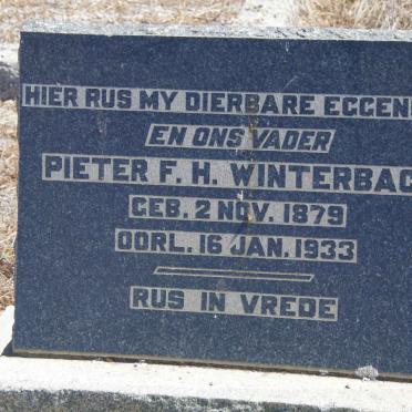 WINTERBACH Pieter F.H. 1879-1933