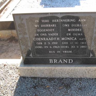 BRAND Coenraad E.H. 1912-1963 &amp; Monica KLEYN 1914-1989