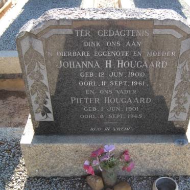 HOUGAARD Pieter 1901-1965 &amp; Johanna H. 1900-1961