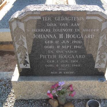 HOUGAARD Pieter 1901-1965 &amp; Johanna H. 1900-1961